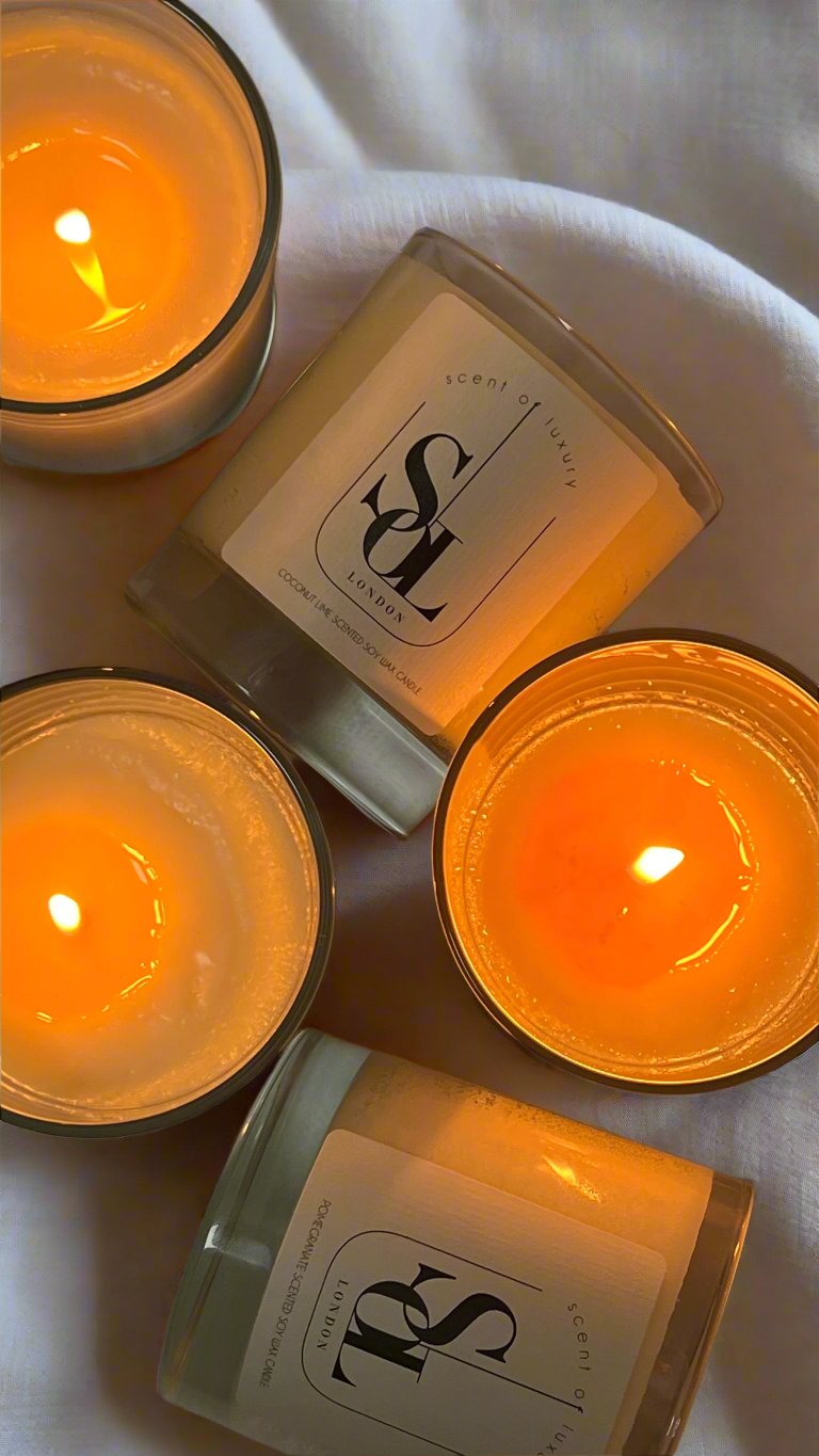 Handcrafted soy wax candles 